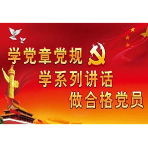 学党章党规、学系列讲话，做合格党员